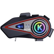 Resim leeways 1000metre 2 kişi Eşleşmeli K23S Motosiklet Soft Kask interkom 