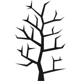 Resim Ağaç Ve Gül Resimleri Folyo Sticker Derstv221 50cm Uzunluk Siyah 