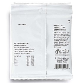 Resim Martin MFX775 Phosphor Bronze Akustik Gitar Teli (11-52) 