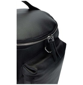 Resim Tamer Tanca Unisex Hakiki Deri Siyah Floter Spor Çanta 949 1901 Bn Cnt Y25 Sıyah Fltr Siyah 