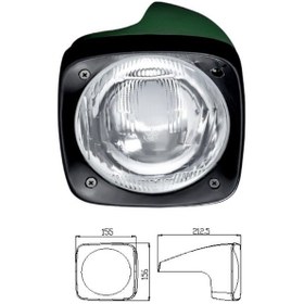 Resim Traktör Ön Far Komple Sağ 832110-Rh 