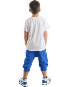Resim Denokids Surf Fox Erkek Çocuk T-shirt Kapri Şort Takım Çok Renkli 