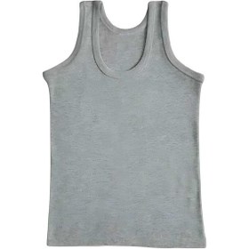 Resim Uniquetrenders Erkek Çocuk İkili Set Pamuklu Penye 6 Atlet 6 Boxer Gri 
