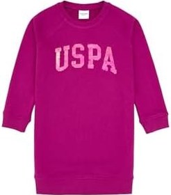 Resim U.S. Polo Assn. Kız Çocuk Fuşya Elbise (Örme) 50314313-VR023 