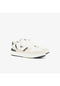 Resim Lacoste T-clip Deri Erkek Beyaz Sneaker 224-4-sma Beyaz - Gri 