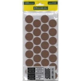 Resim Dizaynaks Yapışkanlı Keçe Zemin Koruyucusu Çap 28 mm 