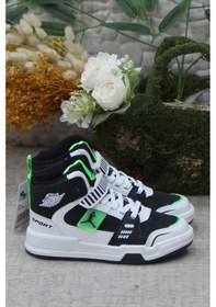 Resim Vojo Generation Siyah Yeşil Bilekli Cırtlı Çocuk Basketbol Ayakkabısı 001 