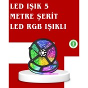 Resim 5 Metre Kumandalı Rgb Şerit LED Aydınlatma 