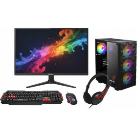 Resim Raxius Suncom Gaming SG1-154-S014 Ryzen5 5500 64GB 2tbssd RX580 19" W11P Masaüstü Bilgisayar 