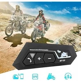 Resim Royal Rain Store BT22 Intercom Motosiklet Kask Kulaklık Bluetooth 5.0 