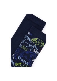 Resim U.S. Polo Assn. Erkek Çocuk 2'li Soket Çorap 50299269-VR033 