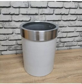 Resim Beyaz Darbuka Saksı 40 30 Yeşil 