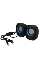 Resim Magicvoice D-05a Mini 5 Watt Aux 2.0 Multimedia 1+1 Usb Speaker - Hoparlör 