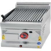 Resim CSA İnox Karacasan Endüstriyel 900 Seri Set Üstü Doğalgazlı Sulu Balıksırtı Izgara 