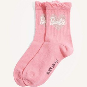 Resim Defacto Barbie 3lü Pamuklu Uzun Çorap Seti Kız Çocuk H2345a8nskr1 Çok Renkli-kr1 