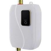 Resim Ab Fiş, 3000W 220V Mini Anında Sıcak Su Isıtıcı Elektrik Anında Sıcak Su Isıtıcı Tanksız Su Isıtıcı -Beyaz (Yurt Dışından) 