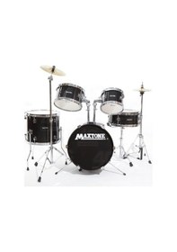Resim Maxtone Mxc-602bk 5 Parça Junior Akustik Davul Seti 