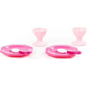 Resim Polesie Çocuk Yemek Takımı Eğitici Retro 6 Parça Oyuncak 