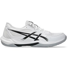 Resim Asics Gel Rocket 12 Erkek Voleybol Ayakkabısı 1071A116-101 Krem 
