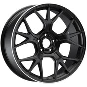 Resim EMR-S1046-04 8.5x19" -5x112 ET38 66.6 Mat Black Lip Diamond Jant (4 Adet) 