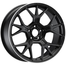 Resim EMR-S1046-04 8.5x19" -5x112 ET38 66.6 Mat Black Lip Diamond Jant (4 Adet) 