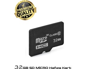 Resim Giyitec Micro Sd Tf Hafıza Kartı -Telefon, Drone, Kamera Uyumlu + Sd Adaptör Hediyeli 32GB 