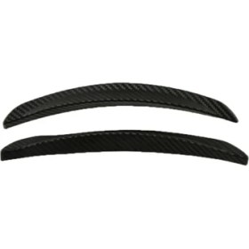 Resim Sharplace 2 Adet Evrensel Araba Yan Tekerlek Arch Çamurluk Flare Unpad Trim Kapak 25 cm (Yurt Dışından) 