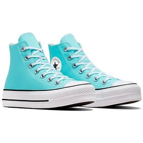 Resim Converse Chuck Taylor All Star Lift Kadın Günlük Ayakkabı A07570c Mavi A07570c 
