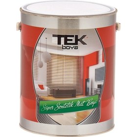 Resim Tek Boya Süper Lüks Sentetik Mat Boya Siyah 2,5Lt 