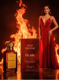 Resim Denz Perfume KIZIL AURA 2 AURANLA YAKMAYA HAZIR MISIN %40 ESANS EXTRAİT KALİTE 