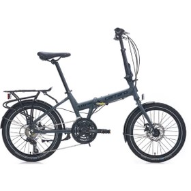 Resim Carraro Flexi 121 Md - 20 Jant 21 Vites Katlanır Bisiklet - Mat Navy Mavi / Siyah Kahve 