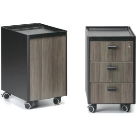 Resim Bürotime Pal Keson 3 Çekmeceli Külmeşe / Siyah 