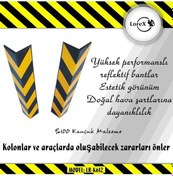 Resim Lorex Lr-K612 Otopark Kauçuk Kolon Köşe Koruyucu Koruma 