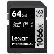Resim Lexar Professional 64GB 160mb/s SDXC Hafıza Kartı 