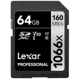 Resim Lexar Professional 64GB 160mb/s SDXC Hafıza Kartı 