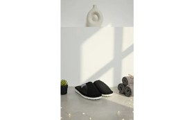 Resim Slipcat Unisex Ev Terliği Kaymaz Tabanlı Ribana Kumaş Konforlu Model Şık ve Konforlu Ev Içi Terlik Yarı Der 