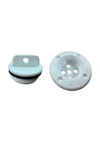 Resim Shuıvan Plastik Miçöz Yuvarlak Süzgeç Delikli 1" 26mm - Beyaz-1819 