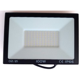 Resim Legend 100 Watt Dış Mekan Led Projektör 100 W Tablet Projektör Beyaz 