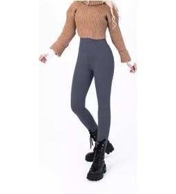 Resim Gym Wolf Isı Yalıtımlı Çizgili Tayt 177465257 Koyu Gri 