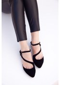 Resim Fox Shoes Siyah Kadın Babet D726016902 Siyah 