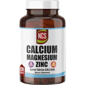 Resim NCS Calcium Magnezyum Zinc Taurat Çinko 120 Tablet 