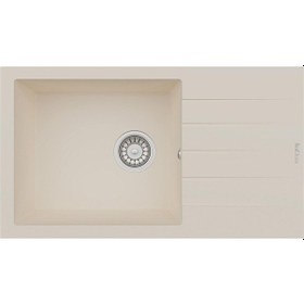 Resim Real Stone P010 Assos 76 Xl Krem Granit Mutfak Eviyesi 76 43.5 Cm Krem 