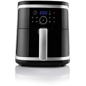 Resim Schafer Thermochef XL Yağsız Fritöz Airfryer 5 Litre Kapasite Siyah 