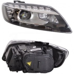 Resim Audi Q7 Ön Far Xenon Ledli Sağ (Beyinampüllü) 2011 Sonrası Uyumlu 
