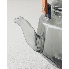 Resim PremiumPort Pratik 800 ml Gri Demlik, Sağlıklı ve Şık Çay Keyfi 