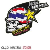 Resim PROMOT Motorsiklet Bisiklet Otomobil Kask Laptop Grenaj Marka Sticker 2 Adet 0236 