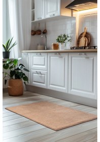 Resim Azra Hardal Özel Kaymaz Tabanlı Pamuk Dokuma Kilim 