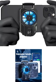 Resim Jaz Pro Huawei Y7 2019 Uyumlu Telefon Soğutucu Radyatör Hızlı Sessiz Soğutucu Fan 