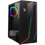 Resim Gamepower Dark Side 1X120Mm Argb Fan Argb Led Bar Temperli Kasa 