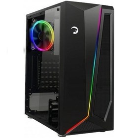 Resim Gamepower Dark Side 1X120Mm Argb Fan Argb Led Bar Temperli Kasa 